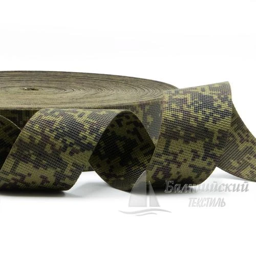 Тесьма стропольная 50мм КМФ