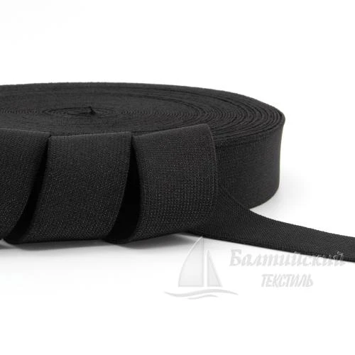 Резинка ткацкая 30мм черная БТ