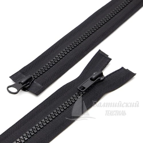 Молния трактор разъемная Т5 85см 2 замка черная БТ