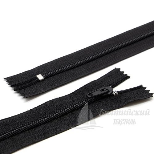 Молния витая неразъемная Т4 20см черная БТ