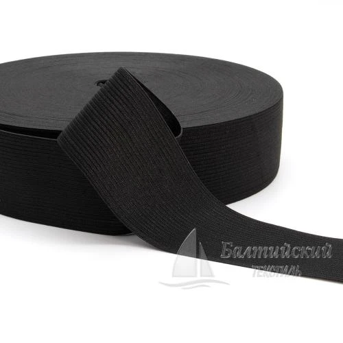 Резинка вязаная 50мм черная БТ. Цена от 14,89 р. в Москве