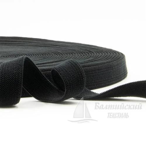 Резинка помочная 20мм черная