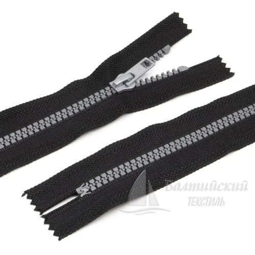 Молния трактор неразъемная Т5 18см черный звено серый БТ