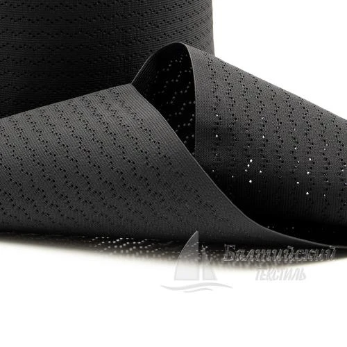 Резинка перфорированная 230мм (бандаж) черный
