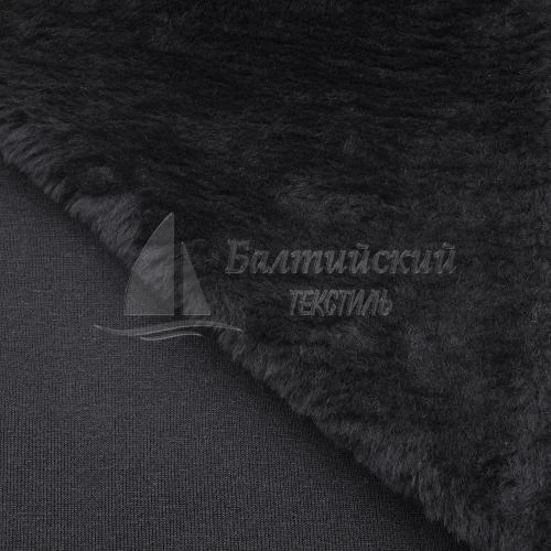 Мех искусственный мутон (150см) цв. черный