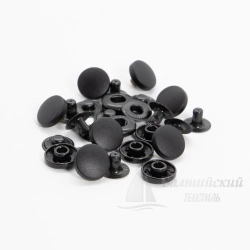 Кнопка 15мм пружина (Альфа) обрезиненная шляпка
