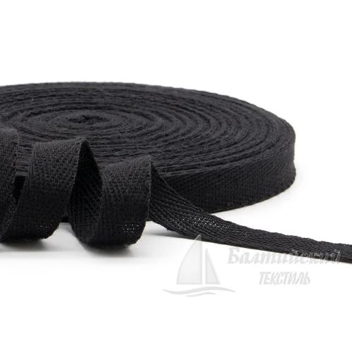 Лента киперная 15мм черный
