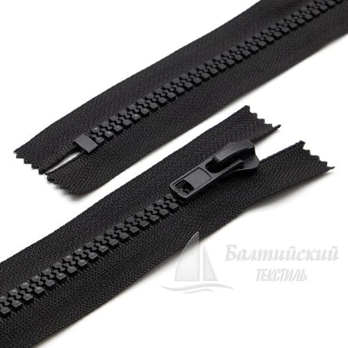 Молния трактор неразъемная Т8 18см черная