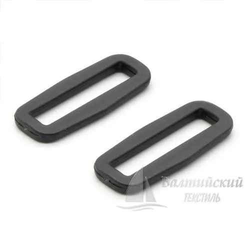 Рамка 1-щелевая 40мм черная (шлевка) ПП