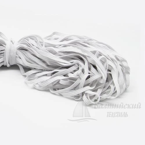 Резинка вязаная 3мм белая