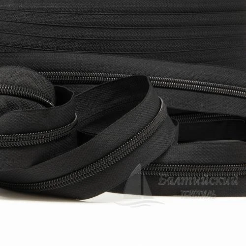 Молния рулонная витая Т8 черная 24,5г БТ