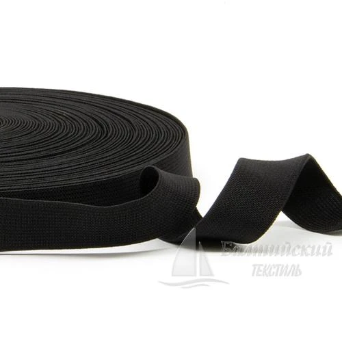 Резинка ткацкая 20мм черная РБ. Цена от 10,80 р. в Москве