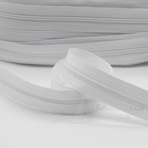 Молния рулонная витая Т3 белая БТ