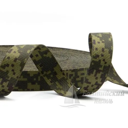 Тесьма стропольная 30мм 22,35г КМФ